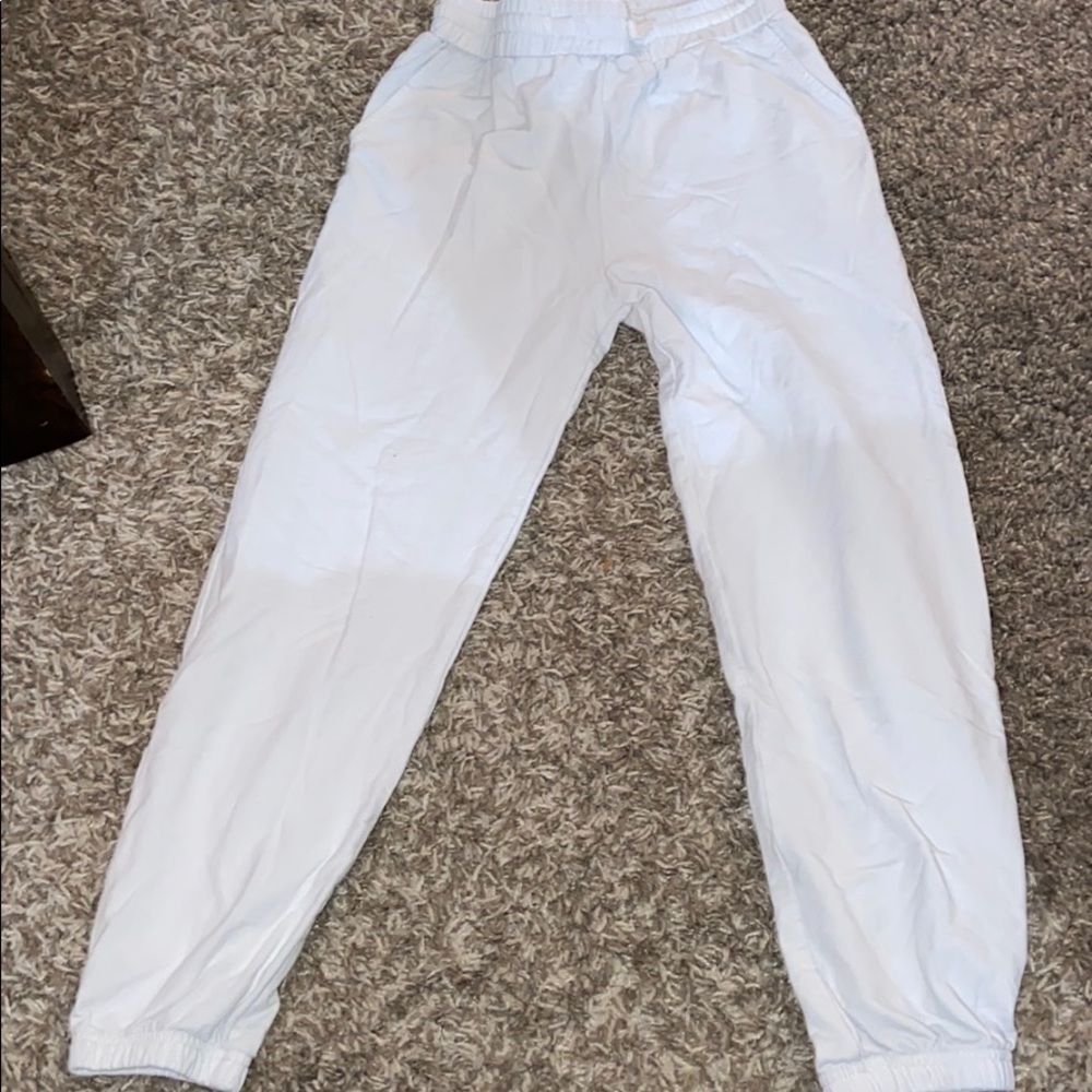 White SHEIN sweatpants
